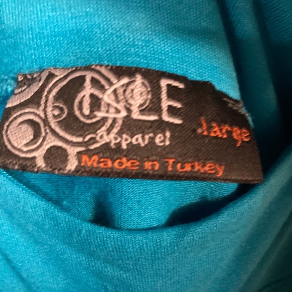 Blue Ruffled Dress - Picture 3 of 3